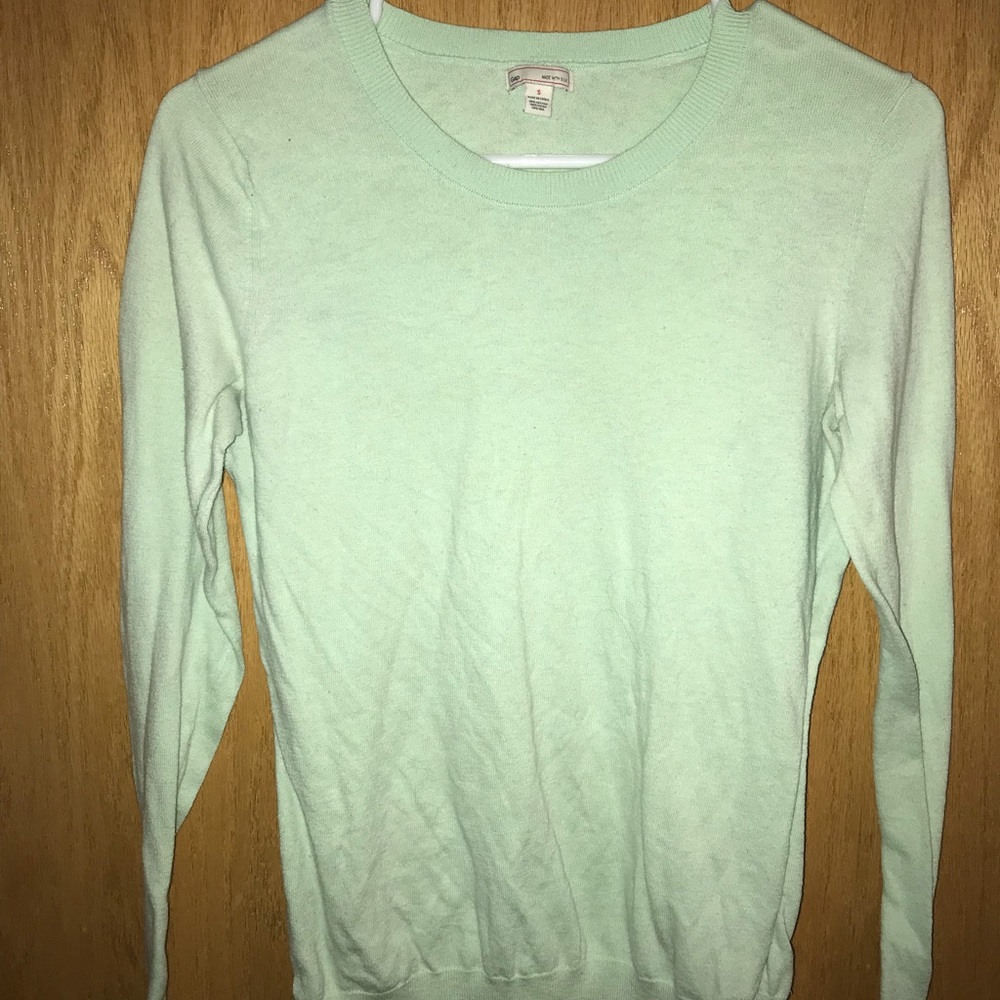Gap Women’s Crew Neck Sweater - Mint Green